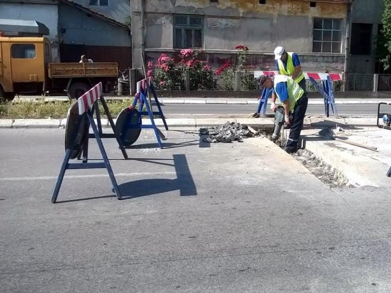 Radovi pesacki prelaz Broj 6 foto Milica Jovanovic