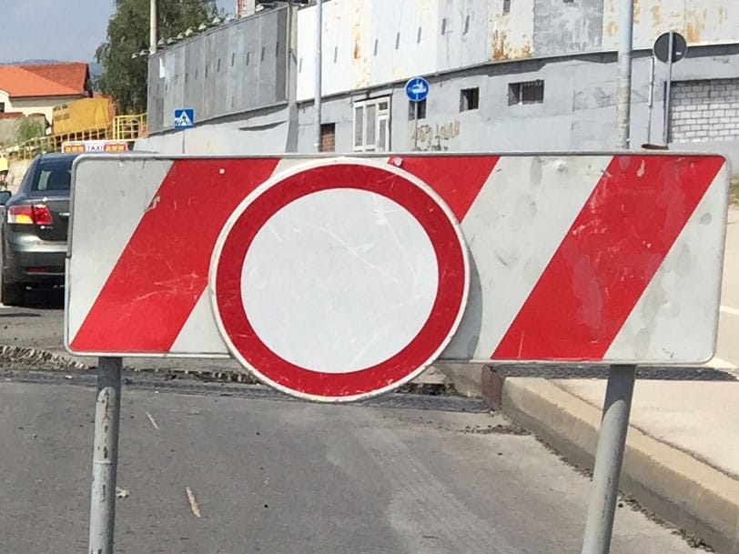 zatvorena ulica foto JV P Blagojevic