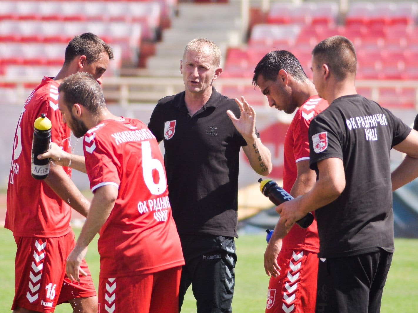 Oslabljena odbrana ne umanjuje ambicije Radničkog u Šapcu 1 Radnicki Nis Dmitrovic Golubovic Tomic foto Vanja Keser