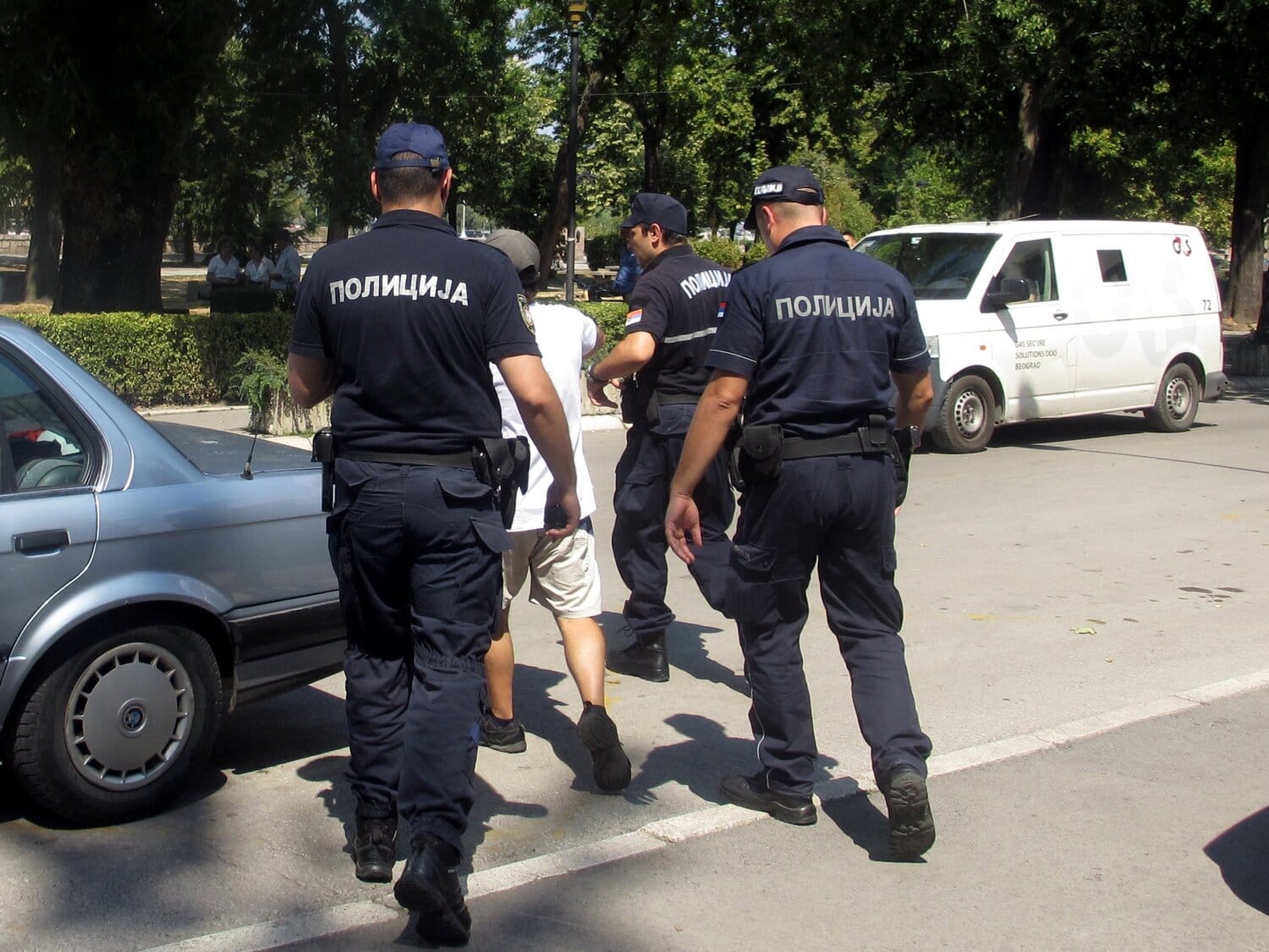 Privodjenje Miroslava Vacica foto JV J A