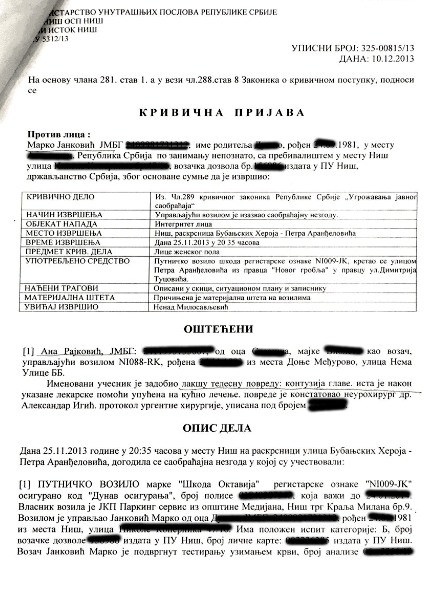 krivicna prijaa