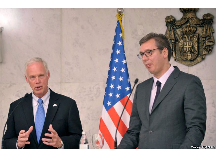 Vucic i Dzonson foto Vesna Andjic Slobodna Evropa