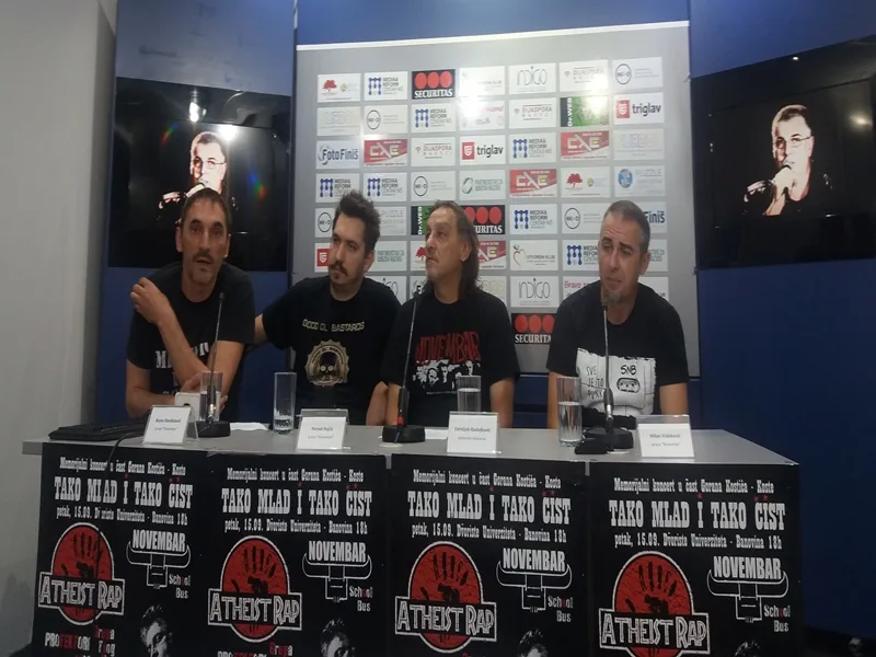 U susret memorijalnom koncertu za Kostu, “Novembar” najavio novi album 9 tako mlad i tako cist konferencija foto b a
