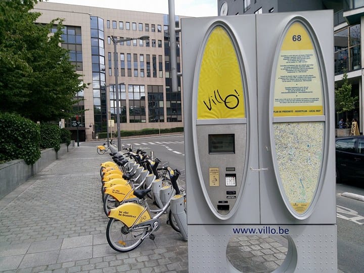 Villo samousluzne bicikle Brisel foto Aleksandar Stankov