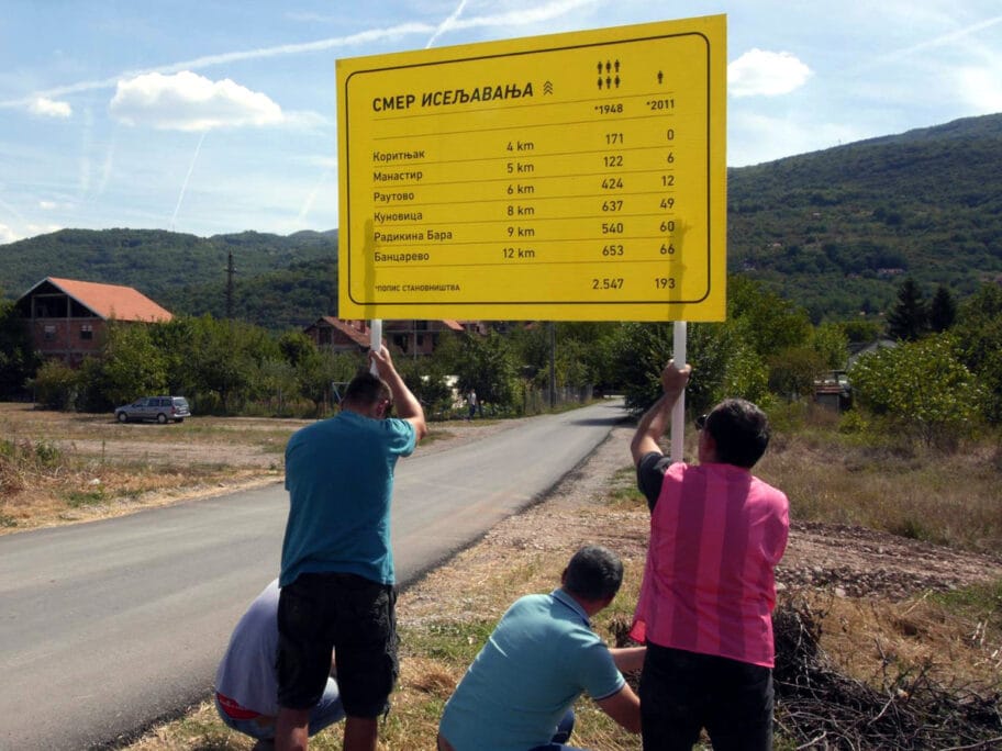 tabla iseljavanja B R