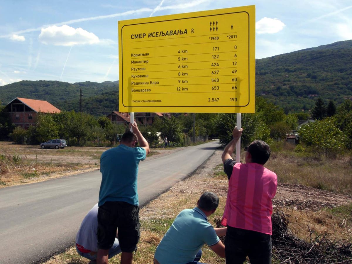 tabla iseljavanja B R