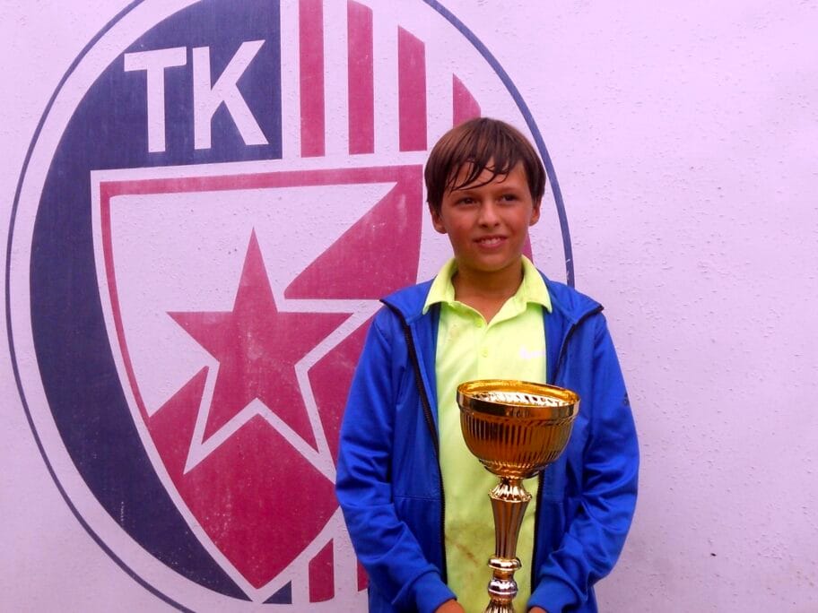 Teniser iz Niša državni šampion uzrasta do 10 godina 9 Teniser Aleksandar Zikic foto TAZ
