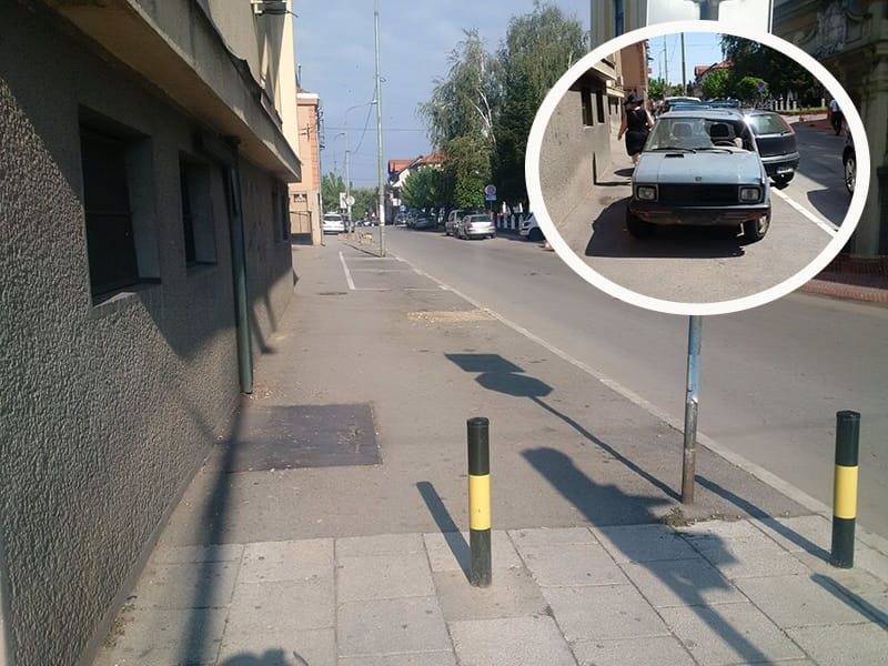 jugo uklonjen sa trotoara foto LJ M