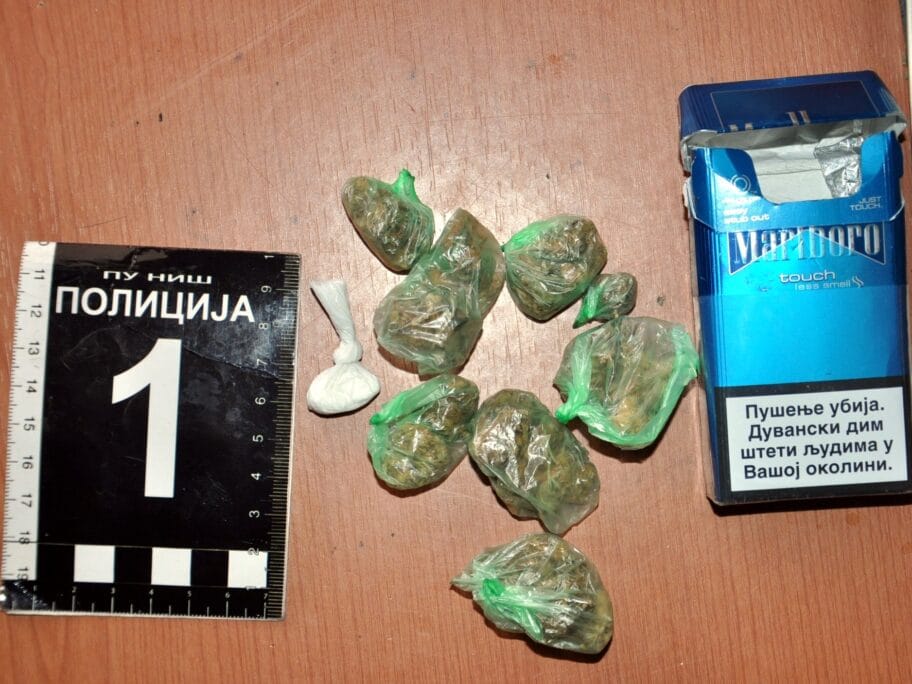 Nislija droga hapsenje foto MUP