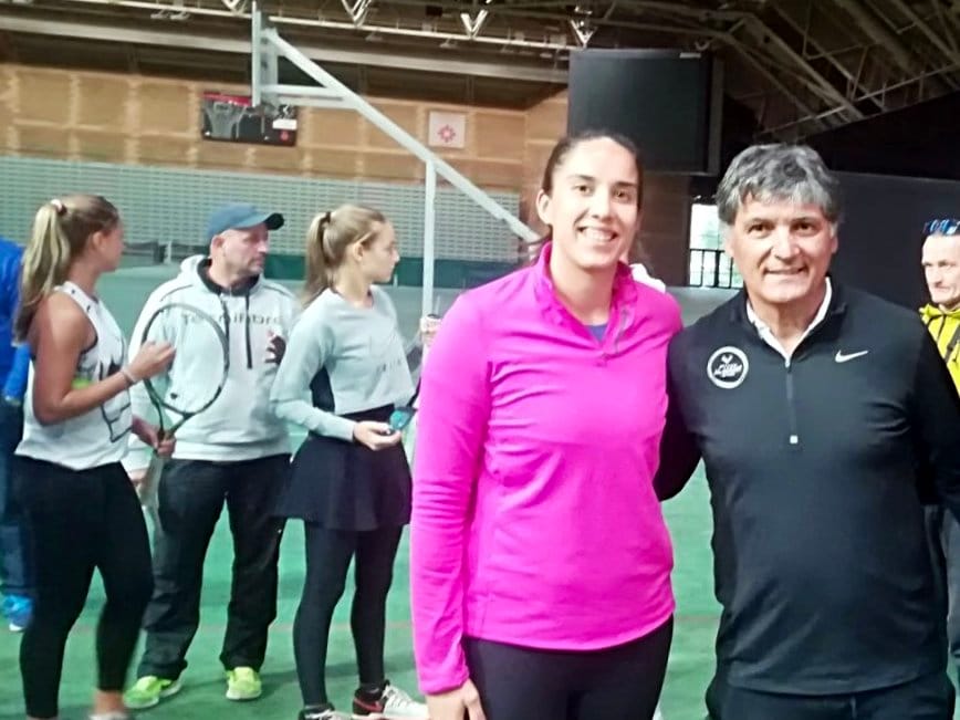 Tamara Mihajlovic trener TAZ a i Toni Nadal foto Teniska akademija Zivkovic