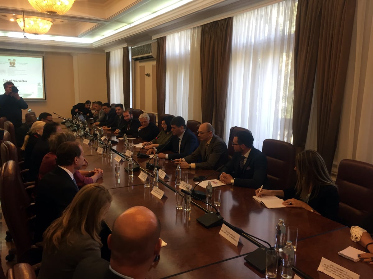 Amerikanci zainteresovani za zaštitu životne sredine u Nišu 1 amerikanci u nisu