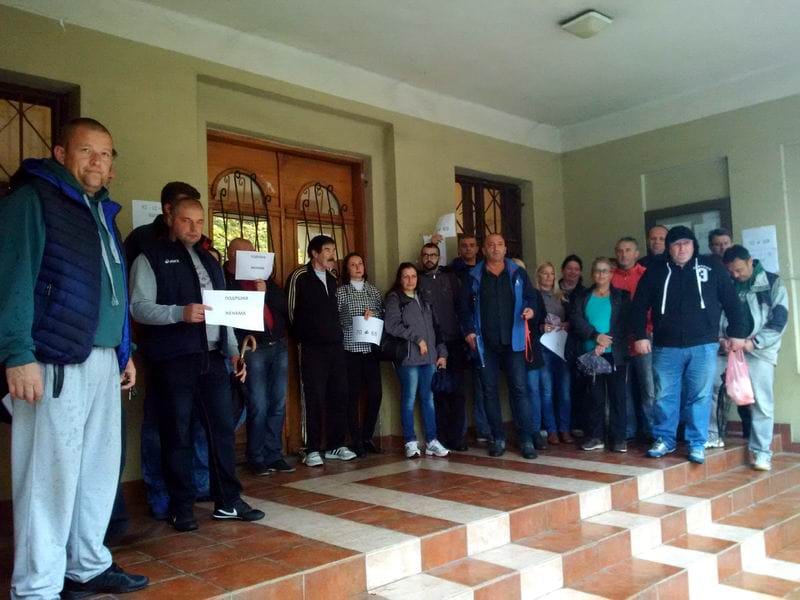 sindikalci strajkuju