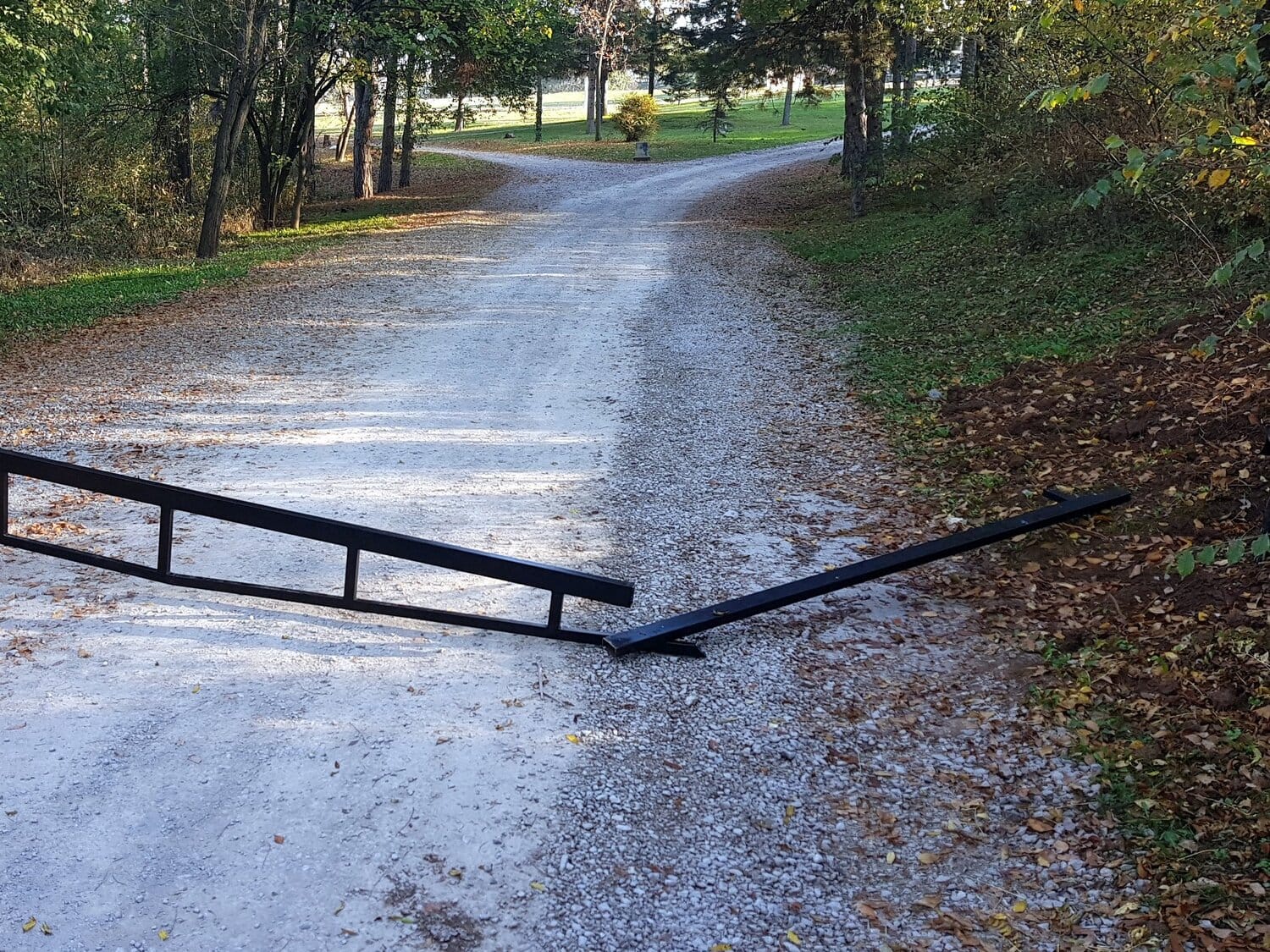 Polomljena rampa Bubanj foto citalac