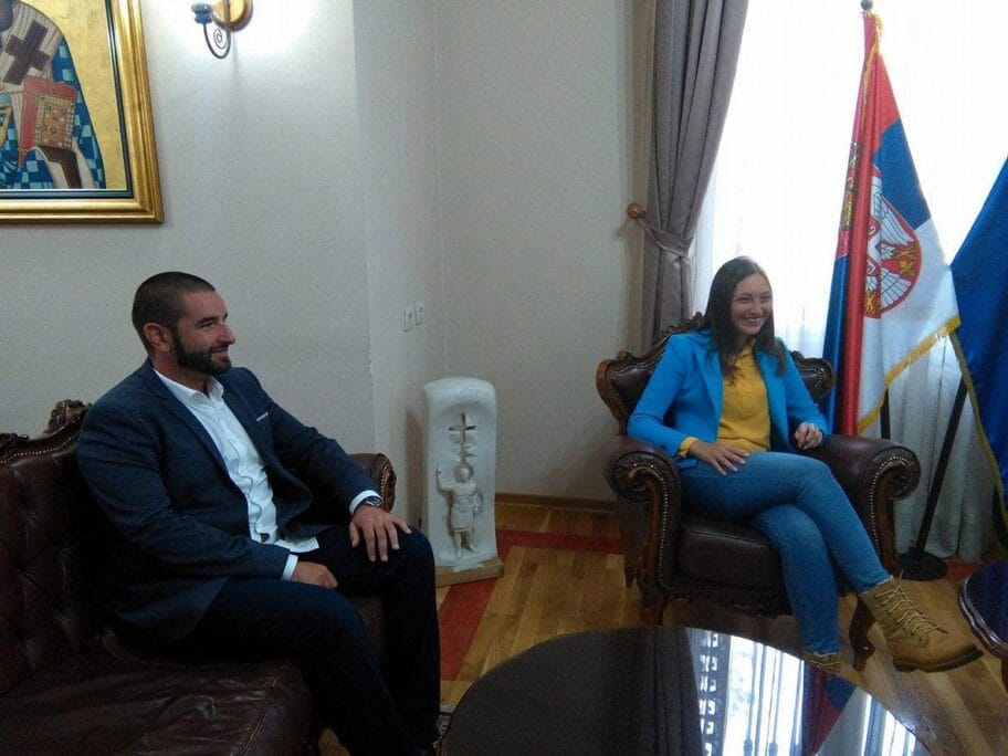 “Prodali” korake za više od 2 miliona dinara za izgradnju dečijeg Hemato-onkološkog odeljenja 13 Tamara i Bogdan foto JV J A