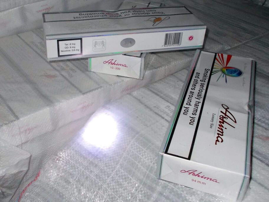 cigarete zaplena MUP