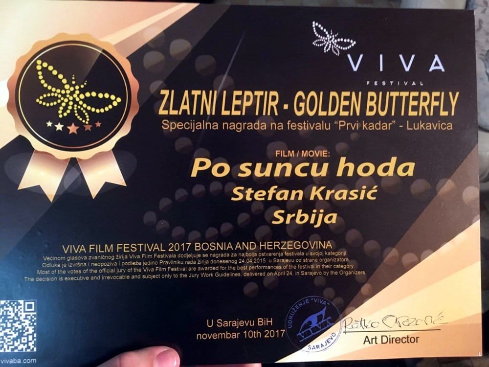 Po suncu hoda nagrada foto S K