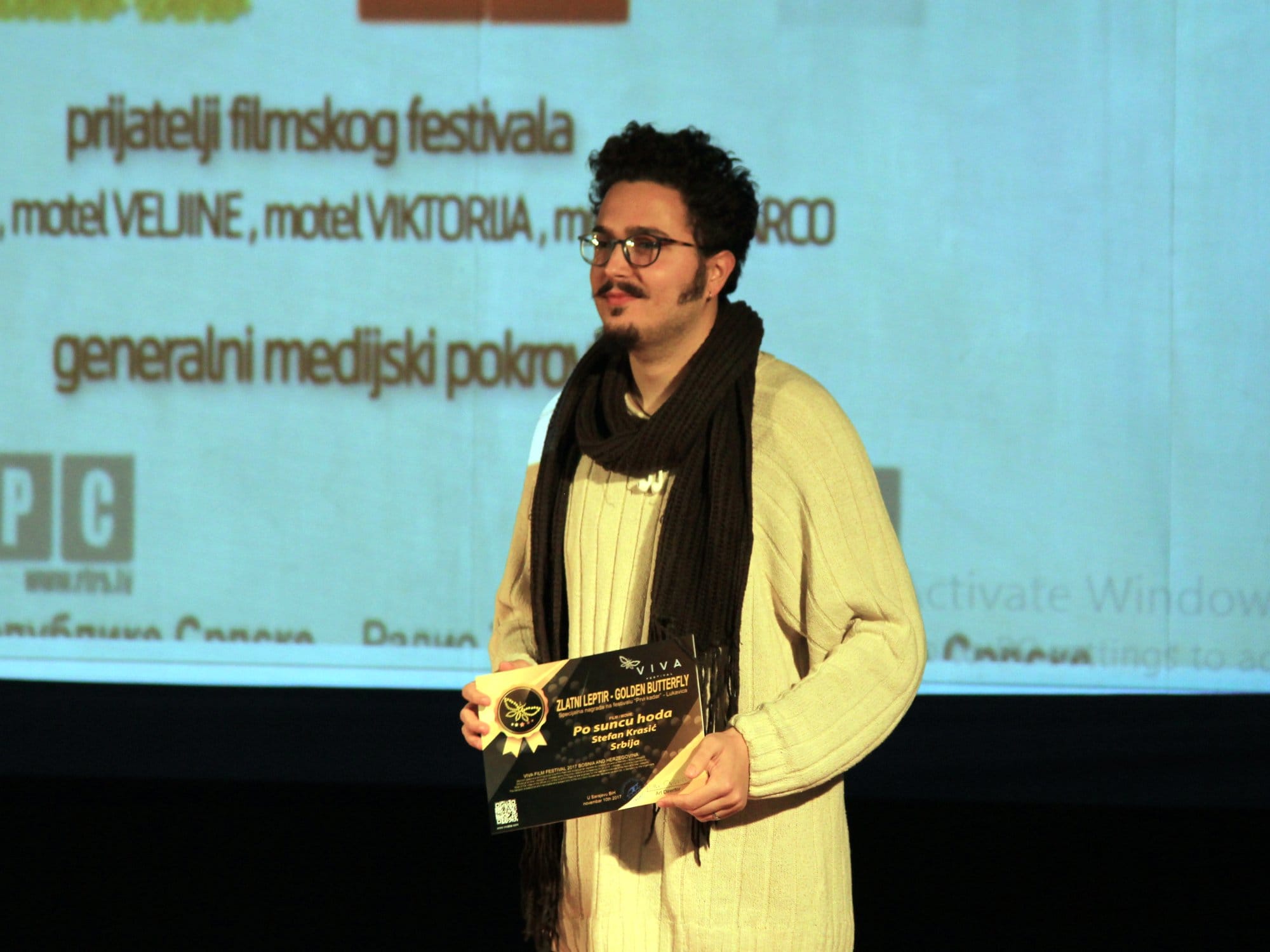 Stefan Krasic nagrada Sarajevo foto Petar Djuric