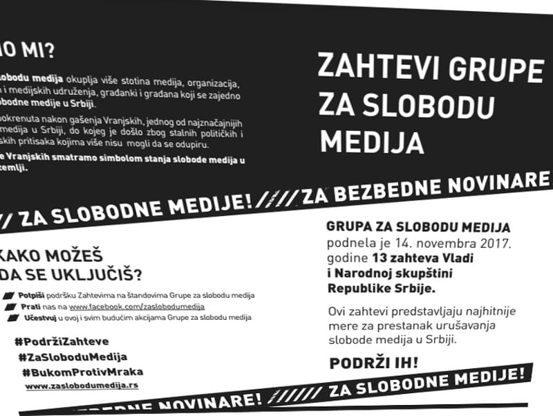 za slobodu medija