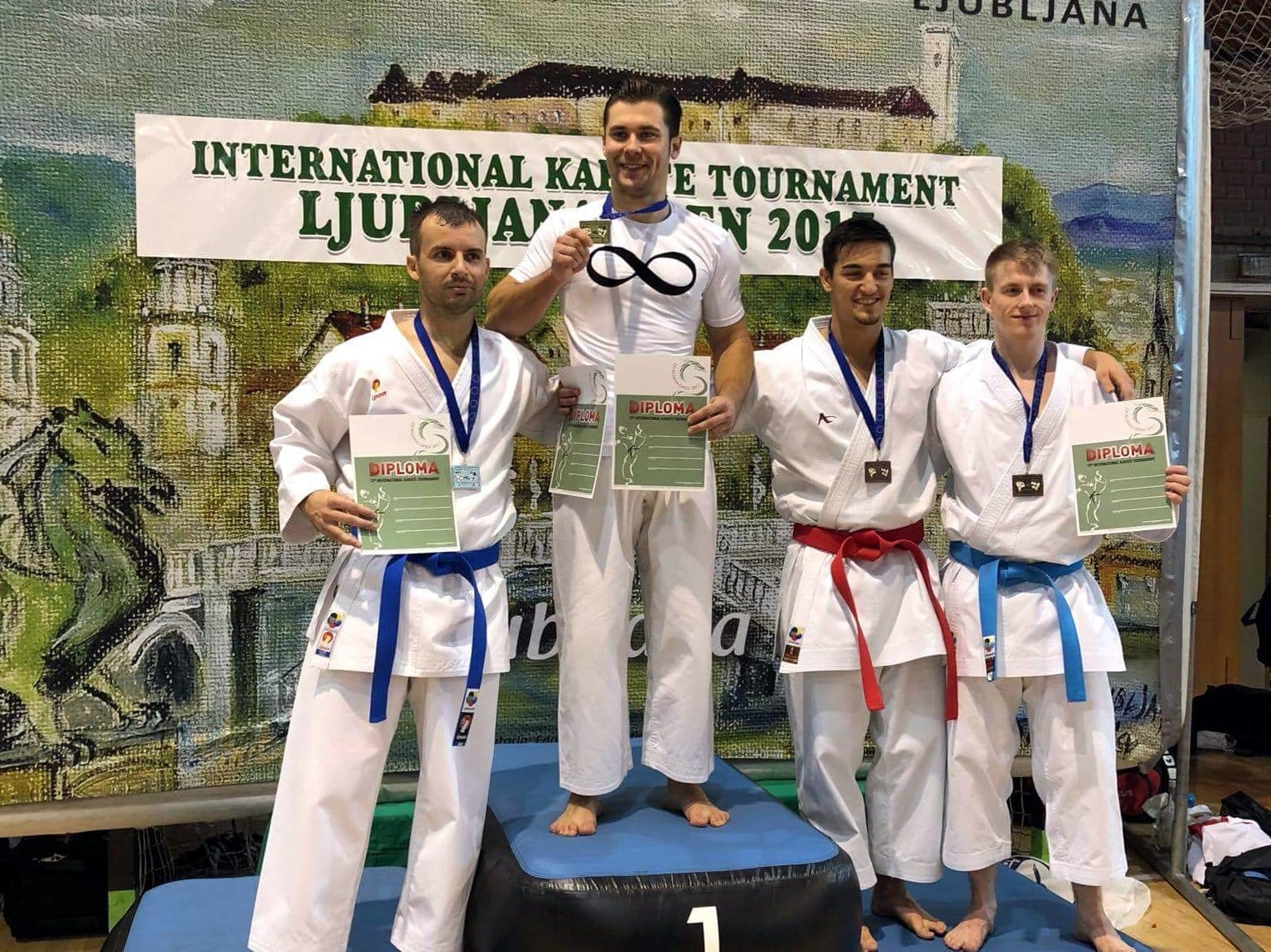 Nišlija odbranio titulu u Ljubljani 1 Karate Andrija Stankovic foto Andrija Stankovic