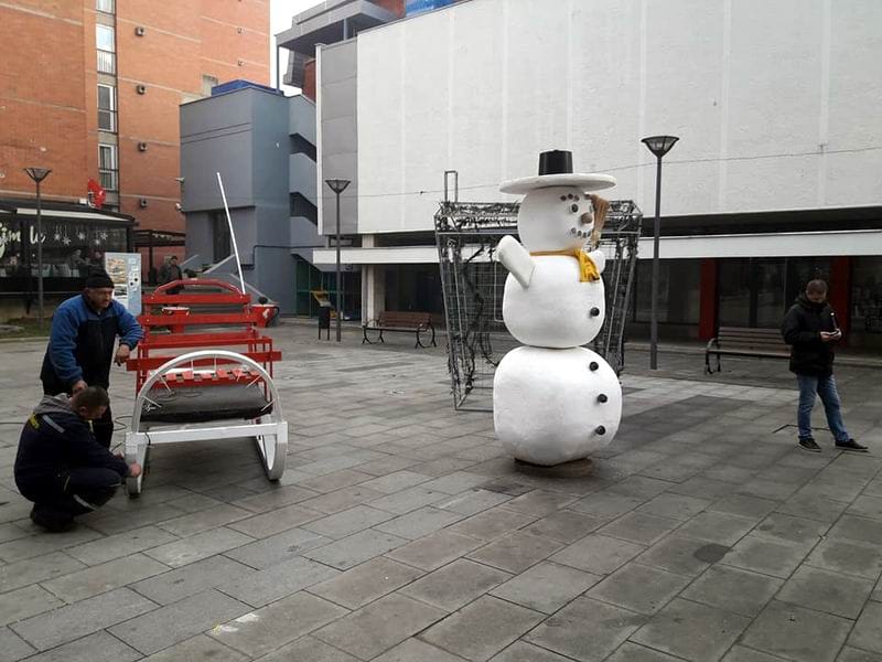 novogodisnja dekoracija Vranje foto i m