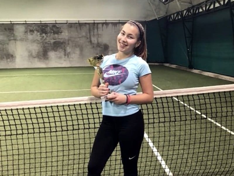 Teniserka iz Niša vicešampion države do 18 godina 1 Teodora Ristic teniserka foto Teniska akademija Zivkovic