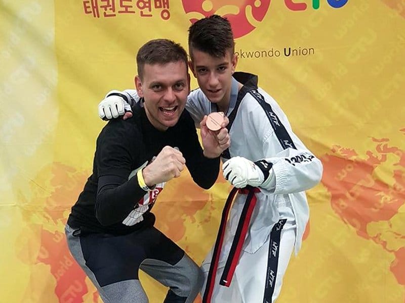 Nišlija se plasirao na Evropsko prvenstvo u tekvondou 1 Nikodijevic i Mladenovic tekvondo foto TK Asteriks
