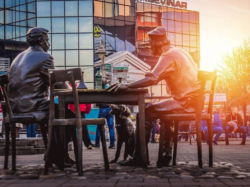 Organizovano upoznavanje Niša iz perioda Sremca i Kalče 8 Kalca i Sremac foto Davorin Dinic