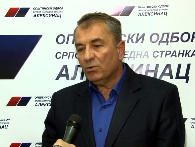 Dragisa Simic Vodovod Aleksinac foto printskrin Jutjub OO SNS Aleksinac