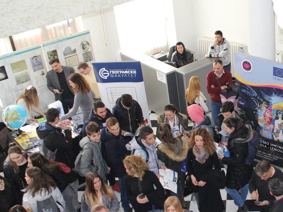 Leskovčani bi najviše voleli da studiraju u Novom Sadu 6 Sajam obrazovanja februar 2018 foto Bojana Antic