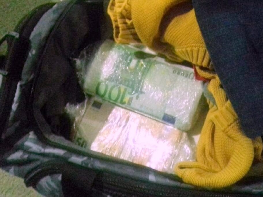 Devize u torbi foto Uprava carine