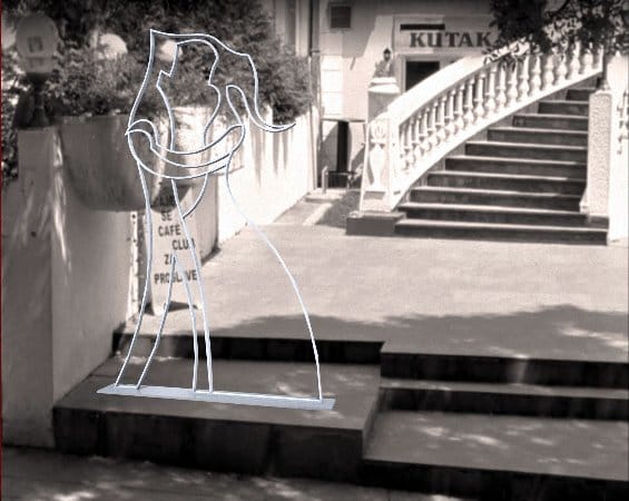 Statua mladenaca foto Opstina Medijana