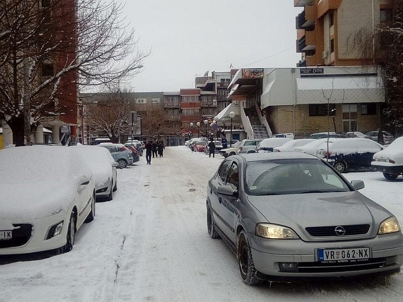 Vranje sneg foto i m