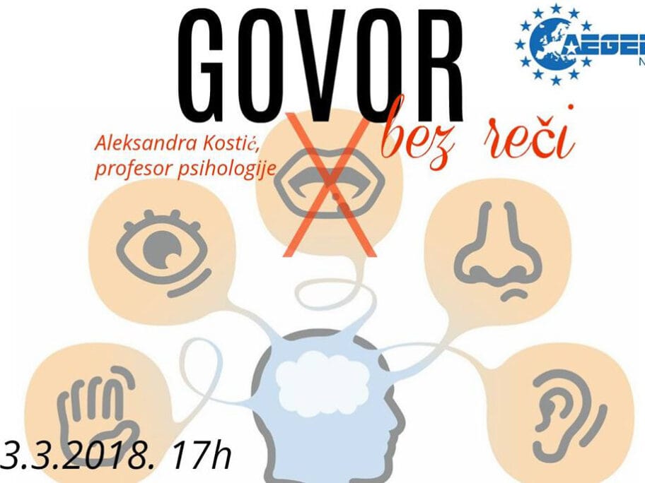 Predavanje o neverbalnoj komunikaciji 16 govor bez reci plakat