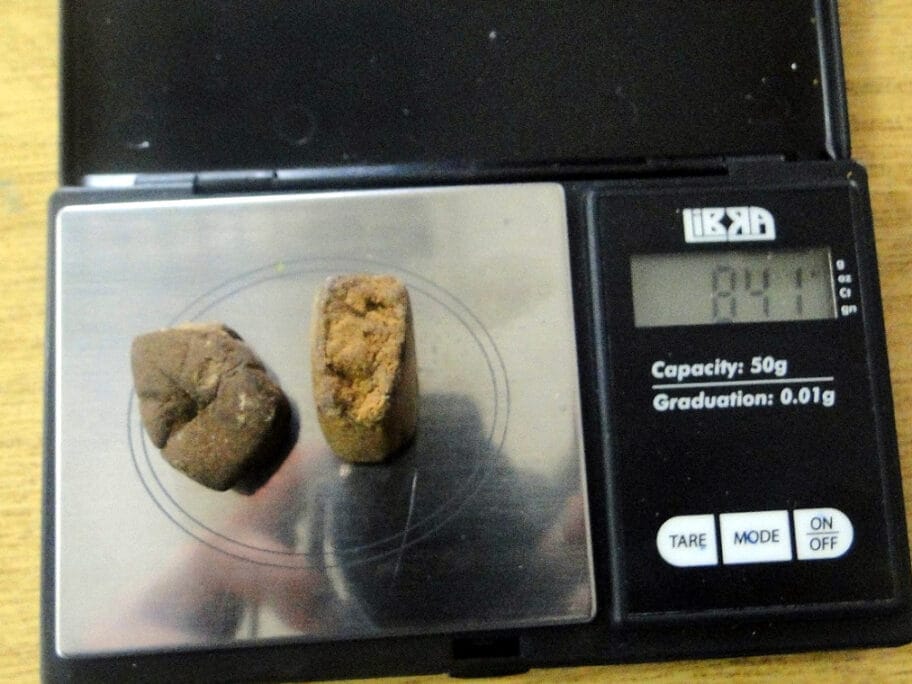 Carinici na Gradini zaplenili hašiš 15 Dva grumena hasisa 04 03 2018 foto Gradina