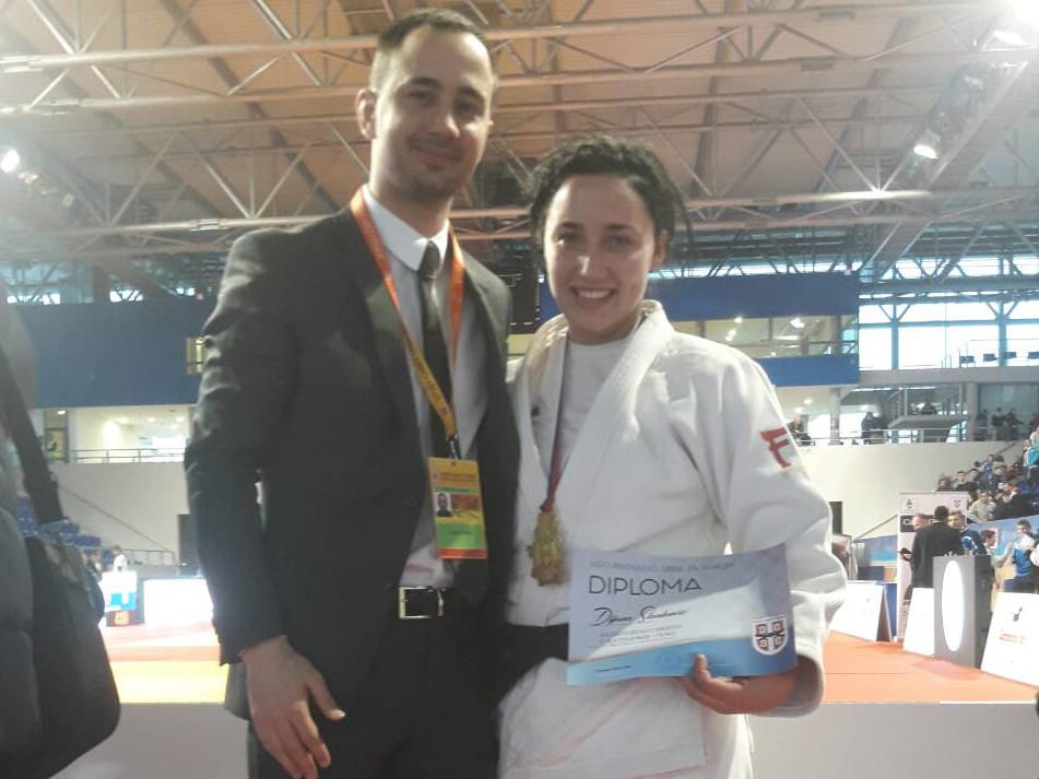 Niška džudistkinja prvakinja Srbije 1 nemanja stankovic i dijana stankovic dzudo klub kinezis