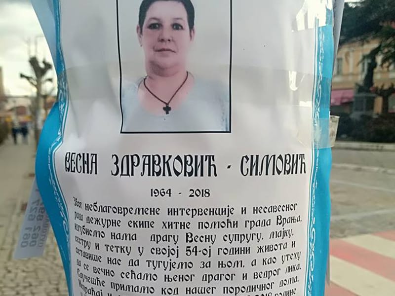 Optuzbe na umrlici foto I M