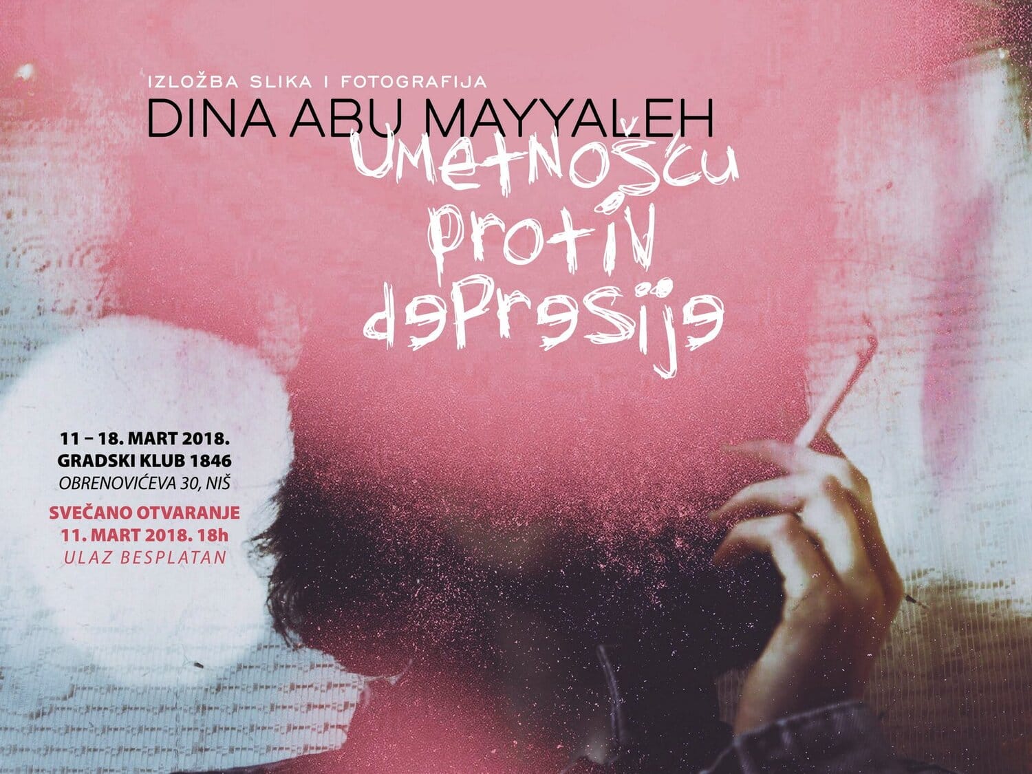 Izlozba umetnoscu protiv depresije foto promo plakat