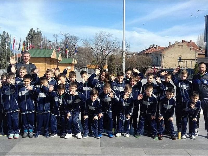 Mali Vranjanac najperspektivniji fudbaler na turniru u Makedoniji 9 skola fudbala Prestiz Vranje foto SF PRESTIZ