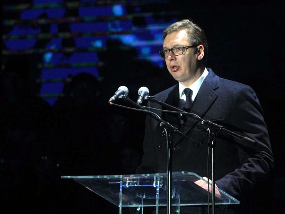 Vucic u Aleksincu foto FB Aleksandar Vucic