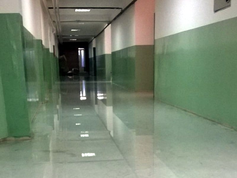 Poplavljena skola foto Opstina Medijana