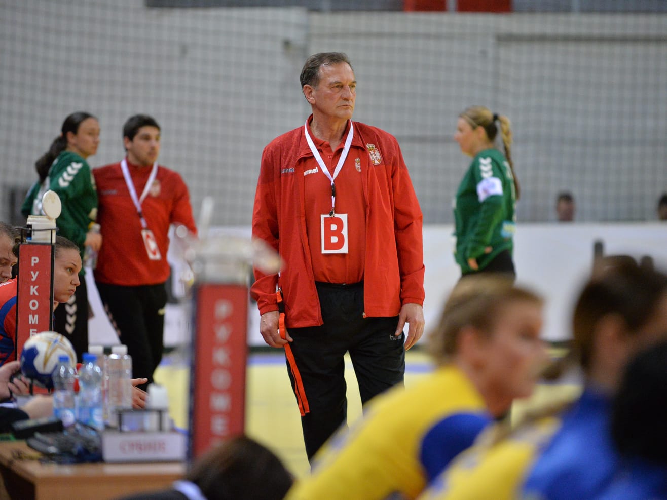 Trener vranjskih rukometaša selektor muške reprezentacije 1 ljubomir obradovic selektor zenske reprezentacije foto vanja keser