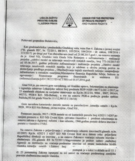 Screenshot Liga restitucija