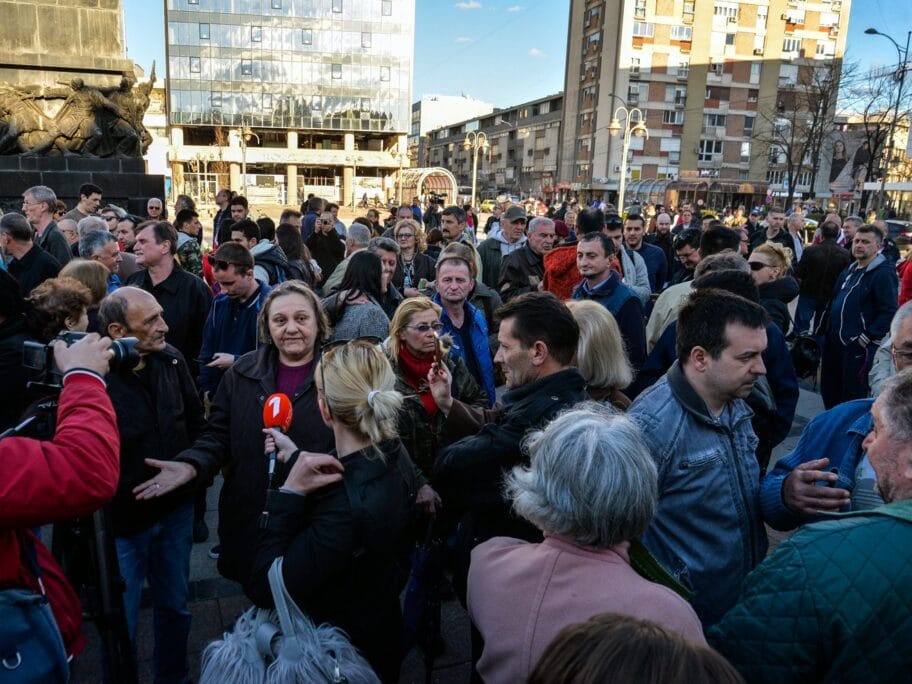 Protest aerodrom 3 dan foto Vanja Keser