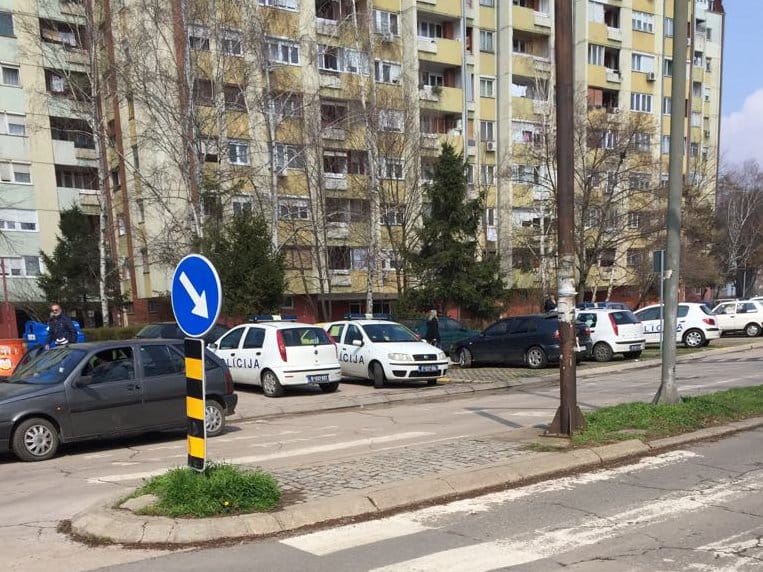 Policija "okupirala" parking i trotoare kod Parka Svetog Save 15 Parking foto citalac