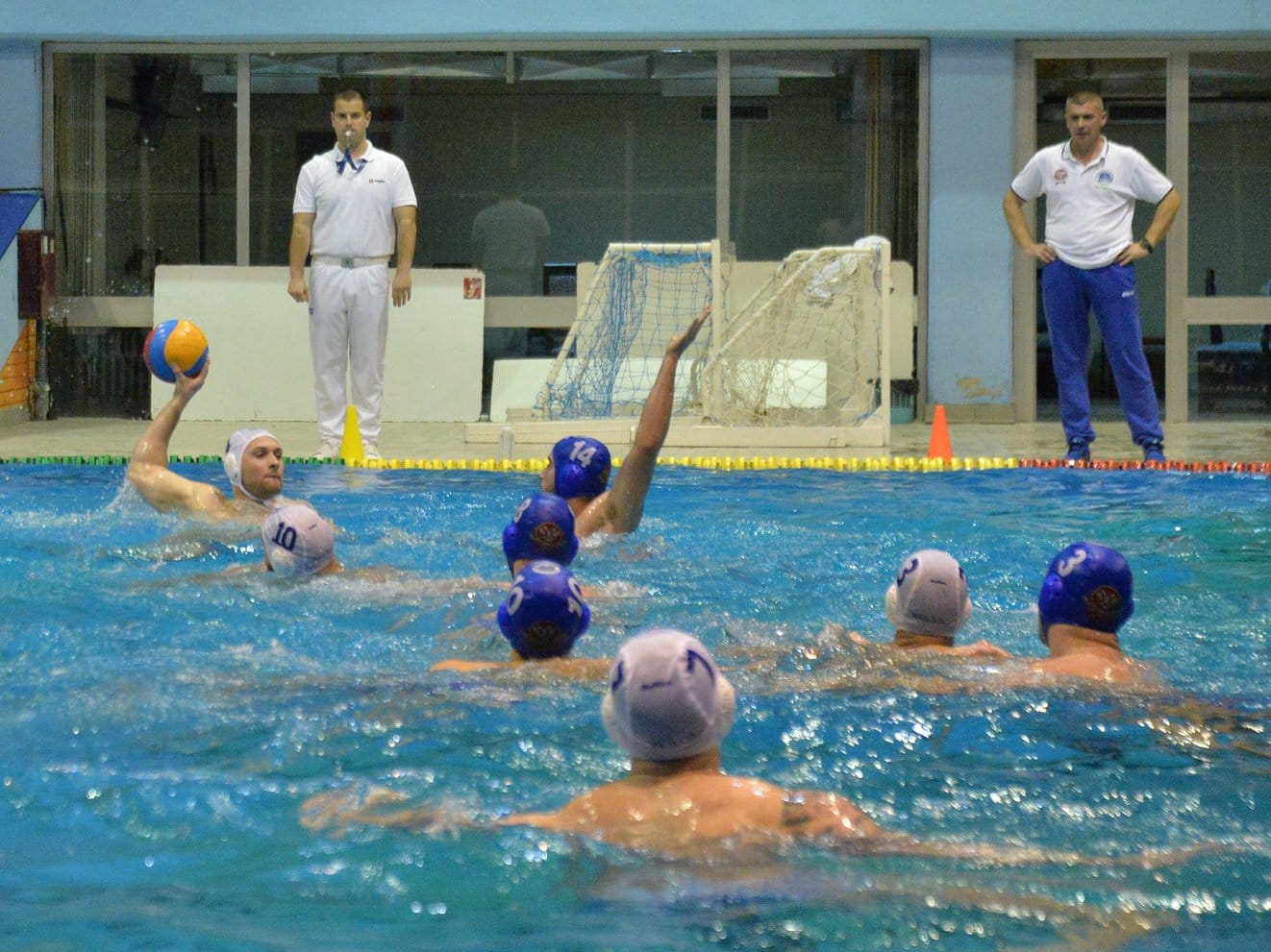 Prva pobeda vaterpolista Naisa u Superligi 1 Nais vaterpolo bazen Cair foto Vanja Keser