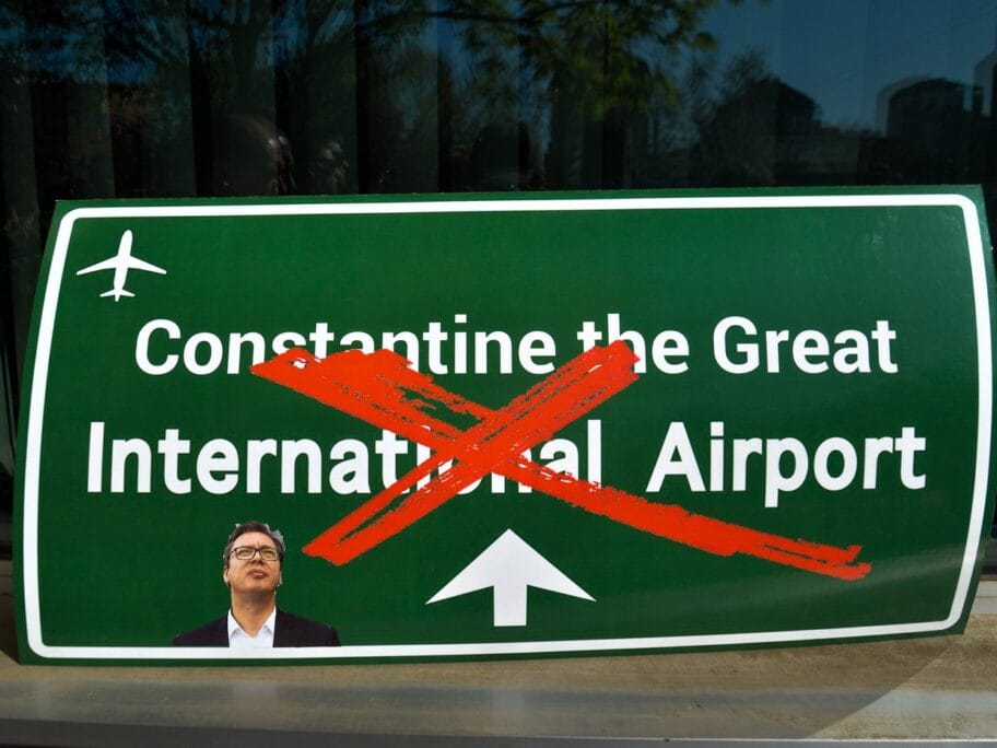 aerodromplakatprotest