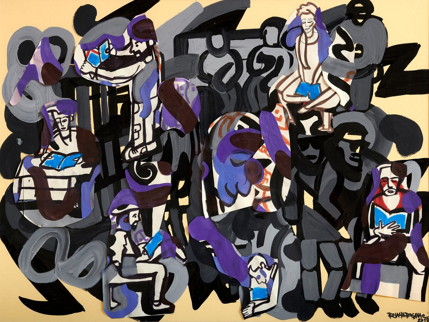 Bojana Bogavac Dreams 84x64 cm akrilik na platnu 2017