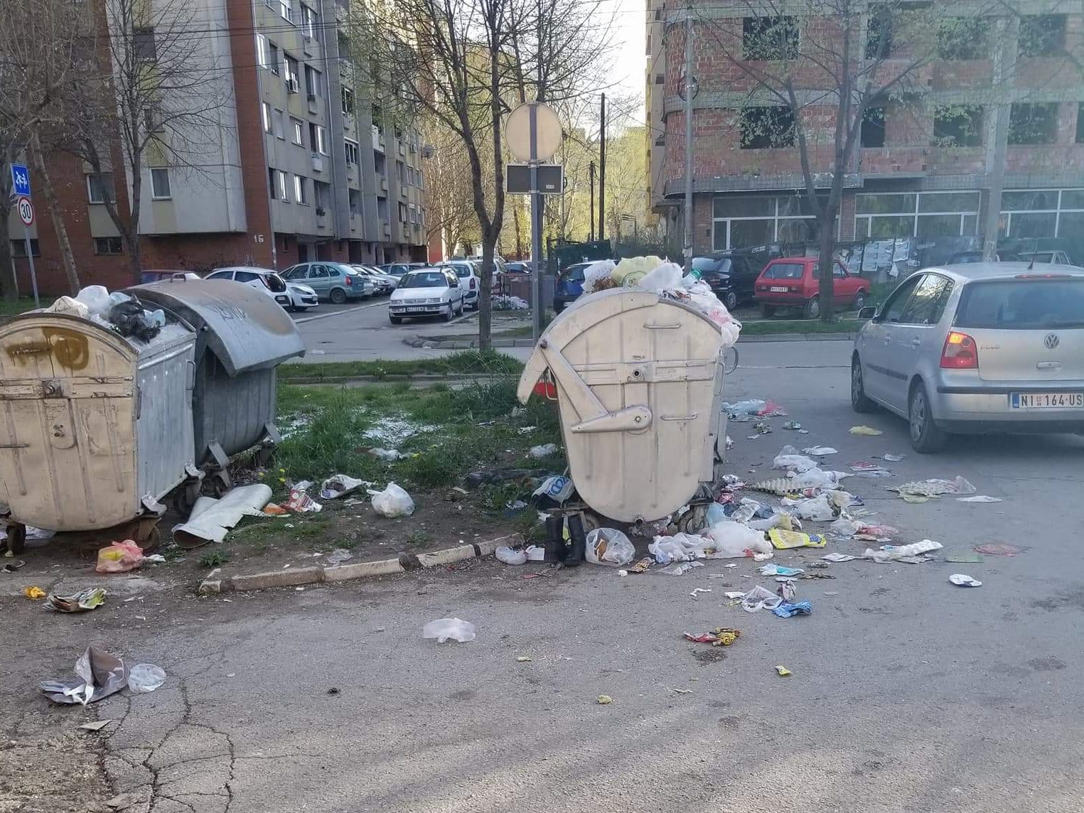 Kontejner Prijavi problem