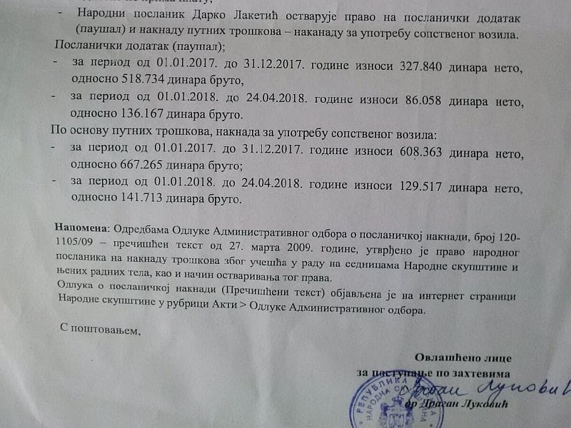 Informacija skupstina