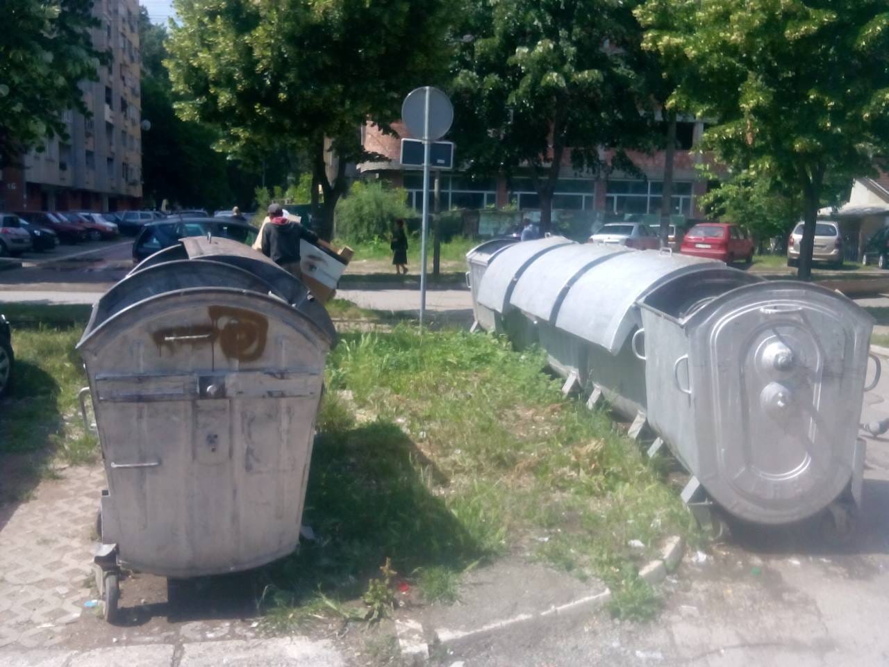 Kontejneri ocisceni foto JKP Mediana